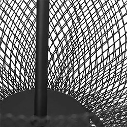 Serviteur 2 Étages Métal Mesh 38cm - Noir