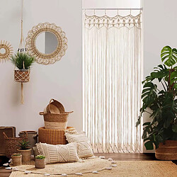 Avis Paris Prix Coussin Déco à Franges Macralina - Beige