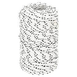 VidaXL Corde - Blanc, 2 mm, 500 m