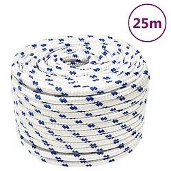 VidaXL Corde - Blanc, 14 mm, 25 m