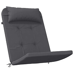 Avis VidaXL Coussins Adirondack - Lot de 2 - Anthracite