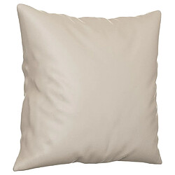 Avis vidaXL Microfibre Crème