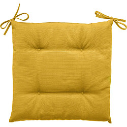 Hespéride Galette de chaise Korai - Jaune moutarde