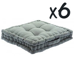 Pegane Coussins de Sol - Gris