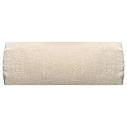 vidaXL Appui-tête Crème