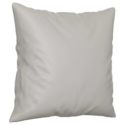 Avis VidaXL Coussins décoratifs Gris clair