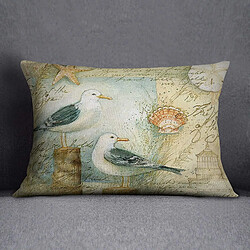 Bonamaison Housses de coussin - Multicolore 35 x 50 cm