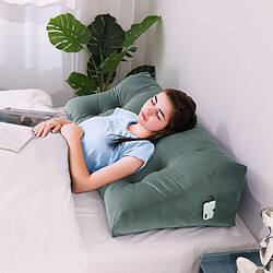 Acheter Coussin de lecture triangulaire - 160x25x55 - Gris