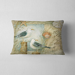 Bonamaison Housses de coussin - Multicolore 35 x 50 cm