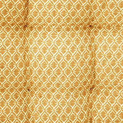 Avis Atmosphera Galette de chaise Otto - 38 x 38 cm. - Jaune