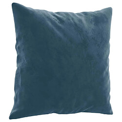 Avis vidaXL Coussins décoratifs - Lot de 2 Bleu