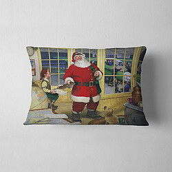 Bonamaison Housse Coussin Multicolore