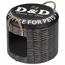 D&D Rattan Boîte Animaux S - Marron