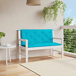 vidaXL Banc de Jardin Turquoise