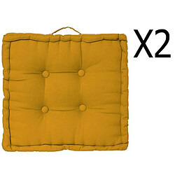 pegane Coussins de Sol Ocre