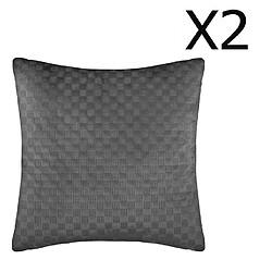 Pegane Coussins Velours - Gris