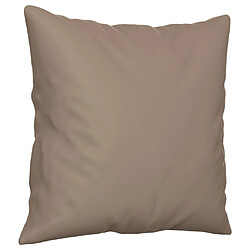 Avis VIDAXL Coussins décoratifs - Taupe