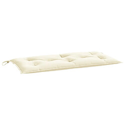 VidaXL Banc Garden Blanc Crème