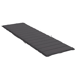 Acheter VIDAXL Coussin de chaise longue - Anthracite