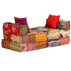 Acheter Decoshop26 Patchwork Pouf Modulaire