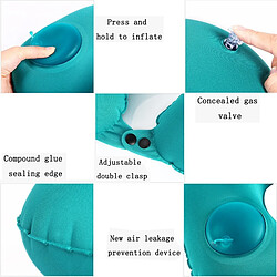 Wewoo Coussin de Cou Gonflable Autosuffisant - Gris pas cher