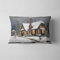 Bonamaison Housses de Coussin 35x50 - Multicolore