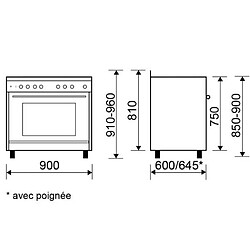 Glem GE960CBIX2 - Inox