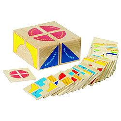 Goki Puzzle éducatif Kubus en bois