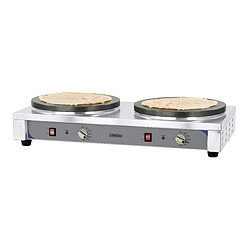 Casselin Crêpière double CCD40EP - Inox