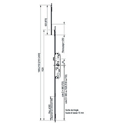FERCO Crémone Barillet T16 C7 L1