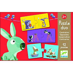 Djeco Puzzle duo contraires enfants