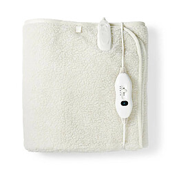 NEDIS Couverture Électrique Blanche