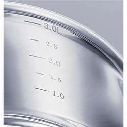 Acheter Faitout inox 24cm + couvercle - 12061244 - Chef - BEKA
