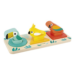 Juratoys-janod Jeu de formes Tropik bois - Orange