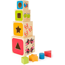 Small Foot Cubes à Empiler Alphabet
