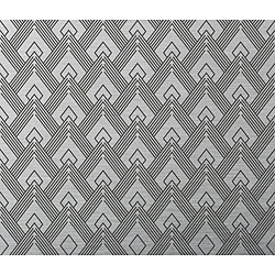 Cpm Crédence adhésive en aluminium Art Décoration - L. 20 x l. 20 cm - Noir