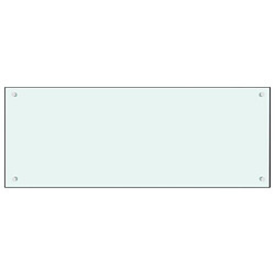 vidaXL Dosseret Cuisine Verre Trempé