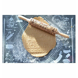 Acheter Scrapcooking Rouleau à pâtisserie bonhomme pain d'épice - Beige