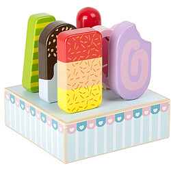 Small foot bâtonnets glacés en bois - Vert