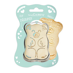 Scrapcooking Découpoir ourson - Multicolore pas cher