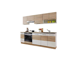 Tendance DUSINE LAX - Bois et blanc mat