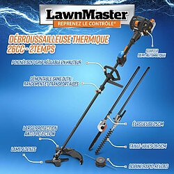 Avis Lawnmaster 26cc 4 en 1