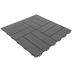 ArtPlast Dalle clipsable jardin 56 x 56 cm - Gris anthracite