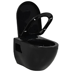 Avis VidaXL Toilette Murale Noire
