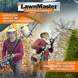 Lawnmaster 26cc 4 en 1 pas cher