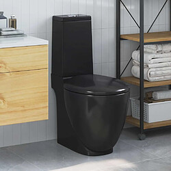 VidaXL Toilette Moderne Noire