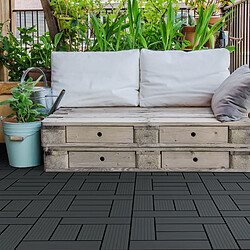 ECD Germany WPC 30x30 cm - Anthracite