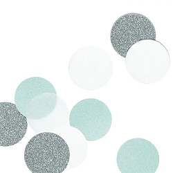 Artemio Confettis argent et bleu menthe