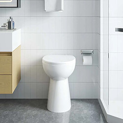 Avis VidaXL Toilette Haute Blanc