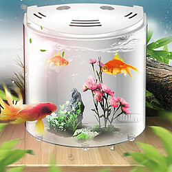 Mini Aquarium USB LED 5L Blanc